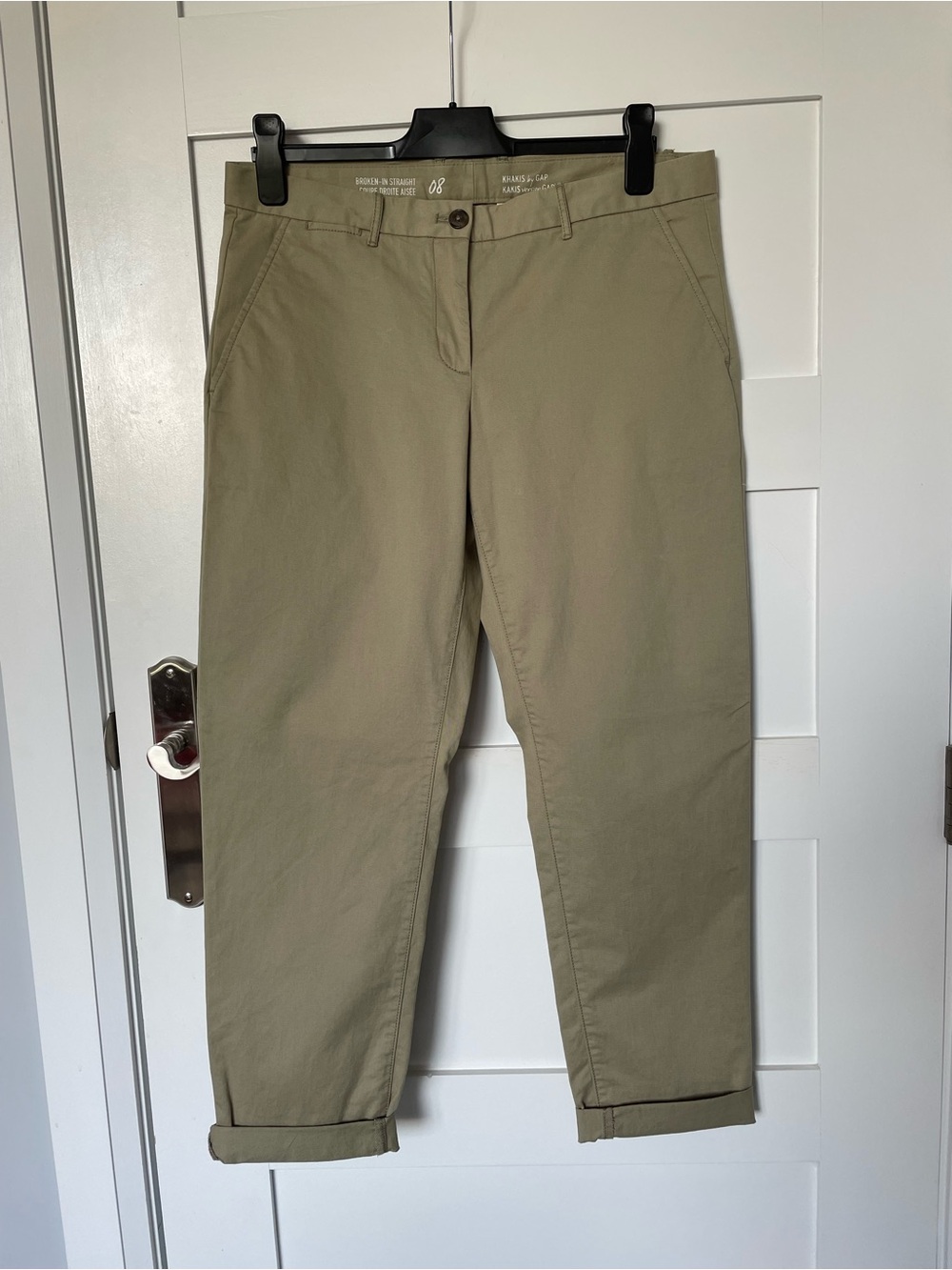 Ladies Beige Chino Pants - Casual Twill Trousers by GAP